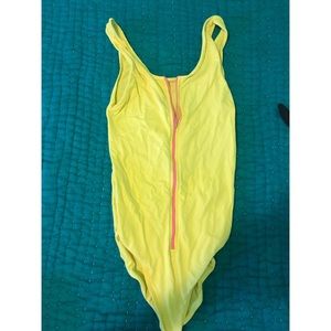 ✨AMERICAN APPAREL YELLOW LEOTARD✨ worn once